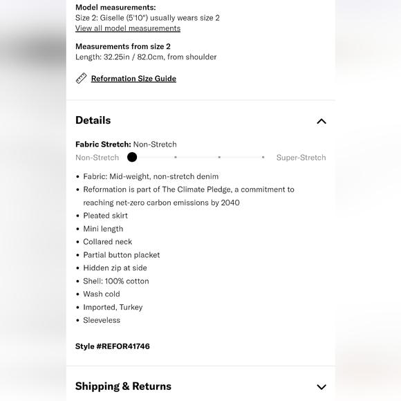 Reformation Dress - Picture 10 of 10